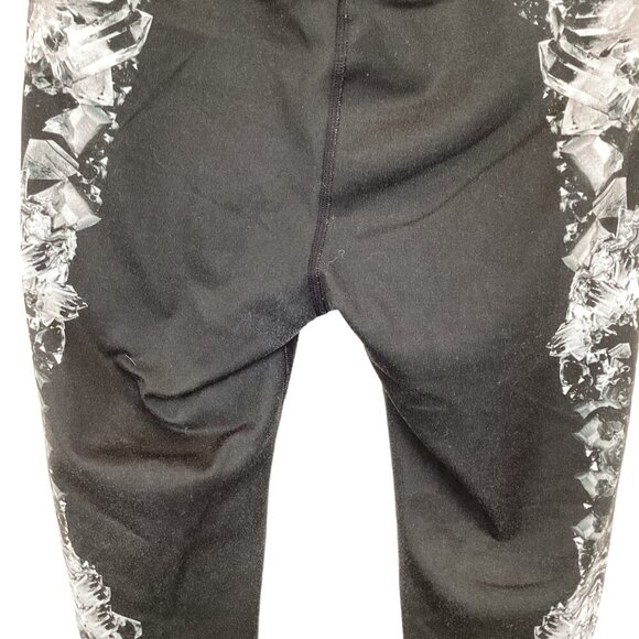 Alo Women's High-Waist Black & White‎ Crystal Print Leggings Size XS Xsmall - Picture 9 of 10